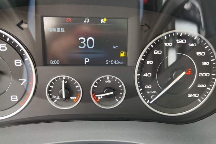 Used BORGWARD BX7 2018 28T 2WD Comfort Version 5 Seats China VI Emission Standard Odometer Close Up