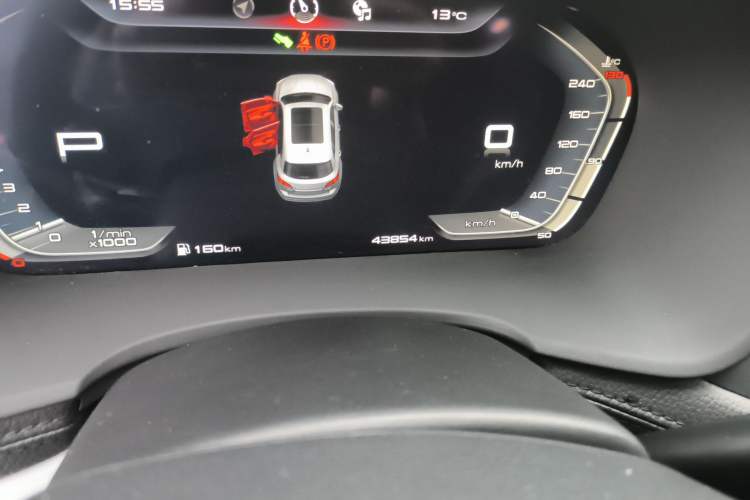 Used BORGWARD BX7 2018 28T Two-Wheel Drive Luxury Version 5 Seats China VI Emission Standard Odometer Close Up