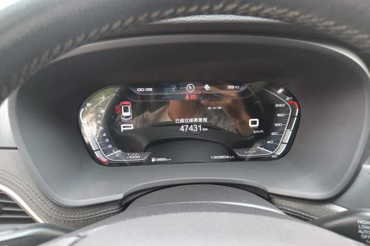 Used BORGWARD BX7 2018 28T Two-Wheel Drive Luxury Version 5 Seats China V Emission Standard Instrument Cluster