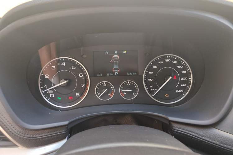 Used BORGWARD BX7 2018 28T Front-Wheel Drive Quality Enjoyment Version 5 Seats China VI Emission Standard Instrument Cluster
