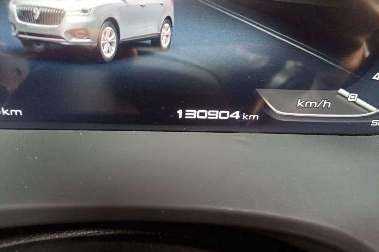 Used BORGWARD BX7 2018 28T Two-Wheel Drive Luxury Version 5 Seats China V Emission Standard Odometer Close Up