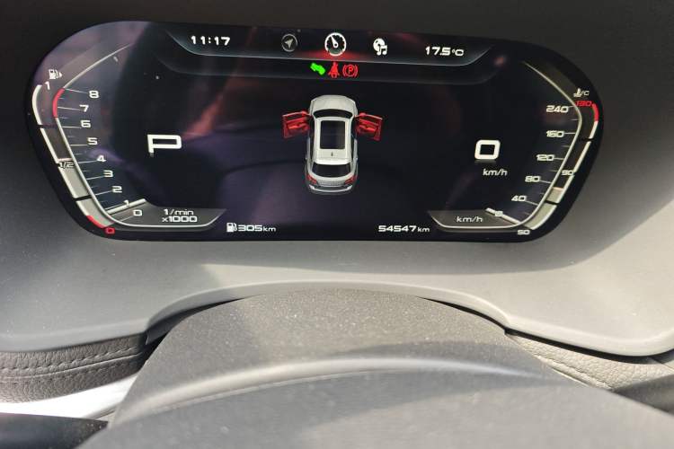 Used BORGWARD BX7 2018 2.0T TS Four-Wheel Drive Luxury Version China V Odometer Close Up