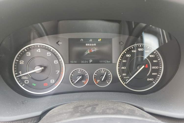 Used BORGWARD BX7 2018 28T Front-Wheel Drive Quality Enjoyment Version 5 Seats China VI Emission Standard Instrument Cluster