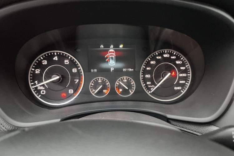 Used BORGWARD BX7 2018 28T 2WD Premium 5-seater National V Instrument Cluster