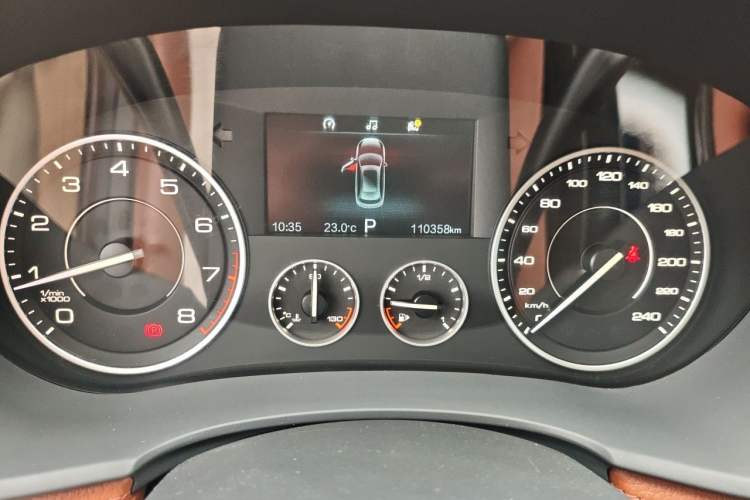 Used BORGWARD BX7 2018 28T 2WD Premium 5-seater National V Odometer Close Up