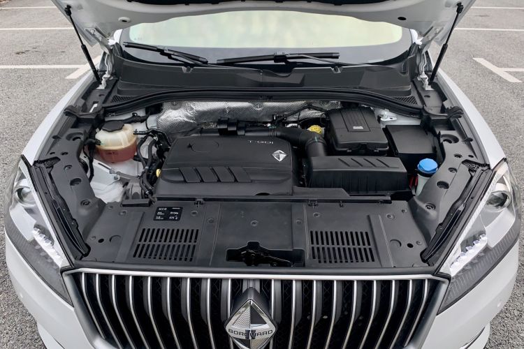 Used BORGWARD BX7 2018 28T Four-Wheel Drive Flagship Version 5 Seats China VI Emission Standard Engine Bay