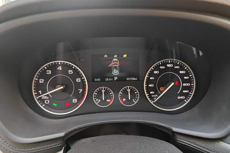 Used BORGWARD BX7 2018 28T Front-Wheel Drive Quality Enjoyment Version 5 Seats China VI Emission Standard Instrument Cluster