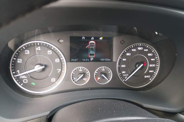 Used BORGWARD BX7 2018 28T Front-Wheel Drive Quality Enjoyment Version 5 Seats China VI Emission Standard Odometer Close Up
