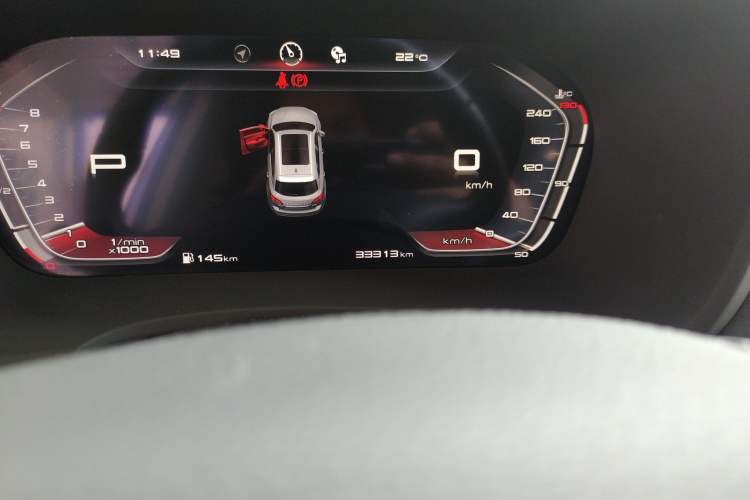 Used BORGWARD BX7 2018 28T Four-Wheel Drive Flagship Version 5 Seats China VI Emission Standard Odometer Close Up