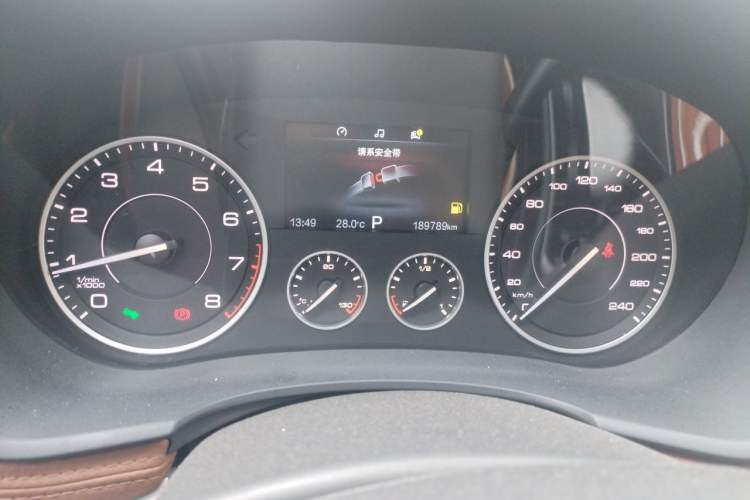Used BORGWARD BX7 2018 28T 2WD Premium 5-seater National V Instrument Cluster