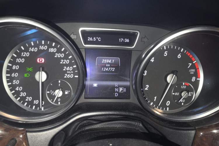 Used Brabus M-Class  Odometer Close Up