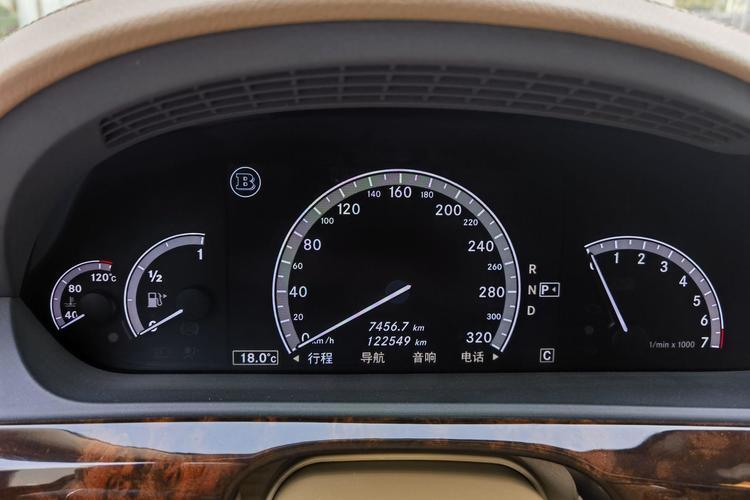 Used Brabus S-Class 2011 38S Odometer Close Up