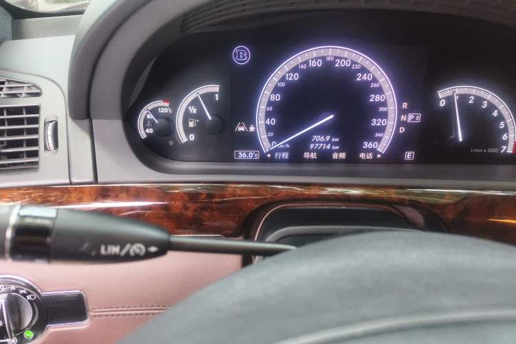 Used Brabus S-Class 2013 50S 4M Odometer Close Up