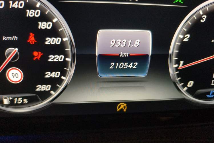 Used Brabus S-Class  Odometer Close Up