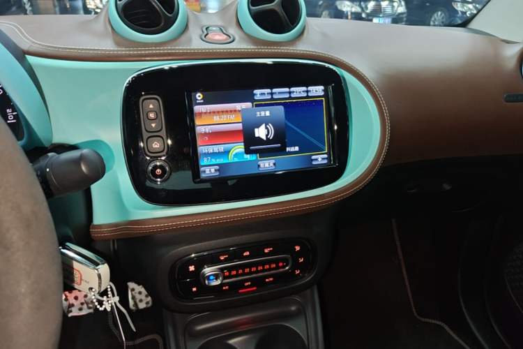 Used Brabus smart fortwo 2018 0.9T BRABUS Tailor-Made Convertible—Exclusively Customized Audio And AC Panel
