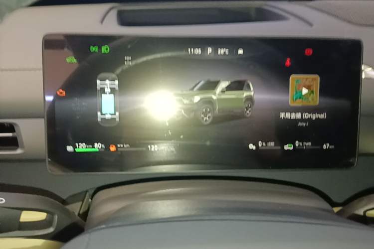 Used Brave warrior M817 2025 Model, Max Instrument Cluster