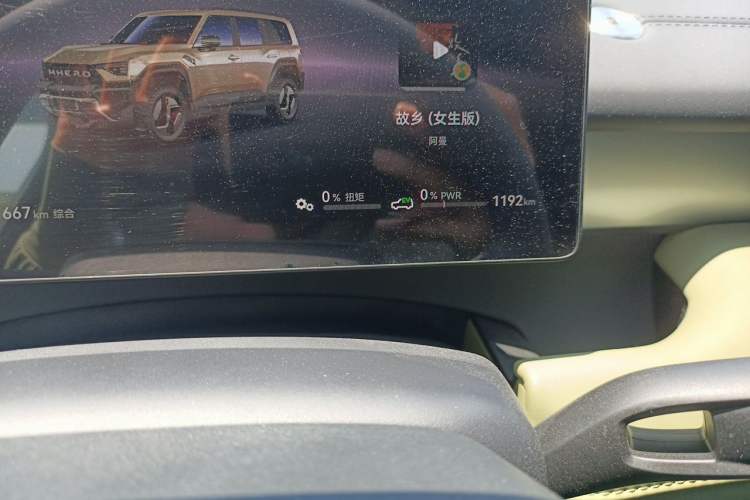 Used Brave warrior M817 2025 Model, Hero Odometer Close Up