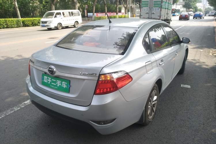 Used Brilliance H330 2013 1.5L Manual Luxury Model Rear Right 45 Deg