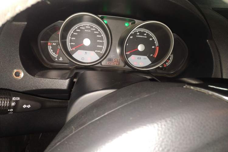 Used Brilliance Junjie FRV 2008 1.3L Manual Comfort Version Odometer Close Up