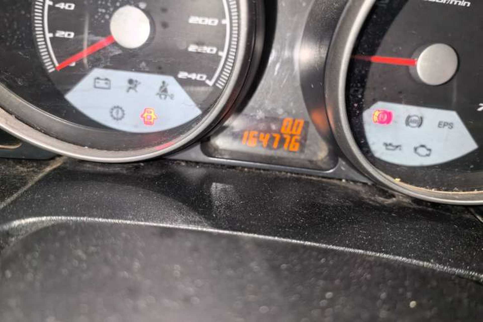 Used Brilliance Junjie FRV 2008 1.3L Manual Comfort Version Odometer Close Up