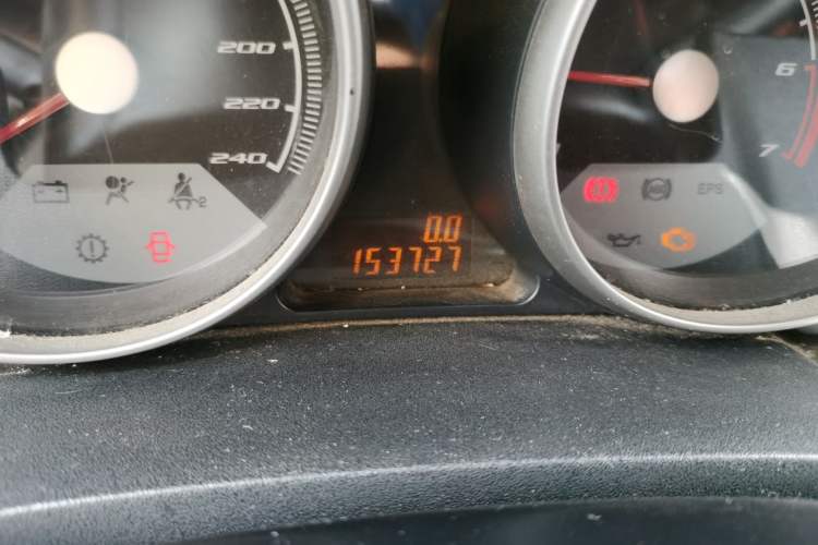 Used Brilliance Junjie FRV 2010 1.3L Manual Comfort Edition Odometer Close Up