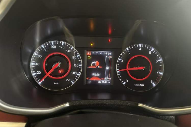 Used Brilliance V3 2017 1.5L Automatic Smart Version Odometer Close Up
