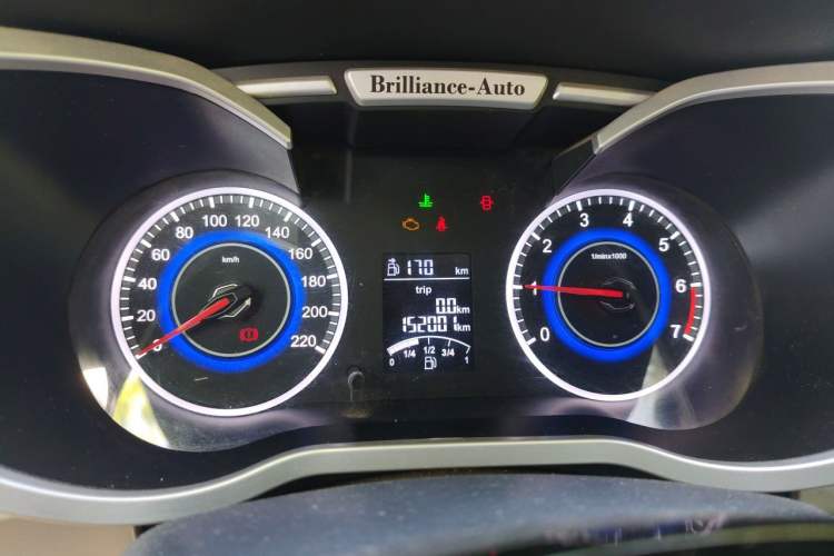 Used Brilliance V3 2015 1.5L Manual Comfort Model Instrument Cluster