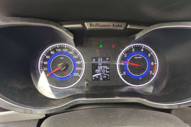 Used Brilliance V3 2015 1.5L Manual Elite Model Instrument Cluster
