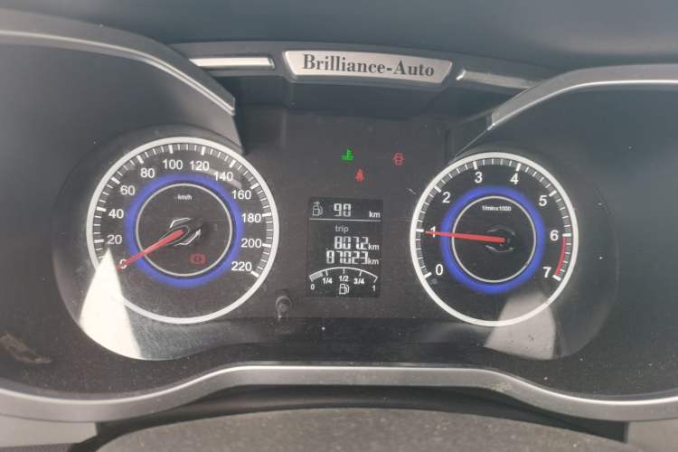 Used Brilliance V3 2015 1.5L Manual Elite Model Instrument Cluster