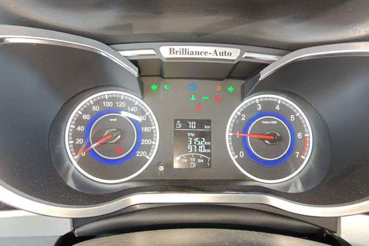 Used Brilliance V3 2015 1.5L Manual Elite Model Instrument Cluster