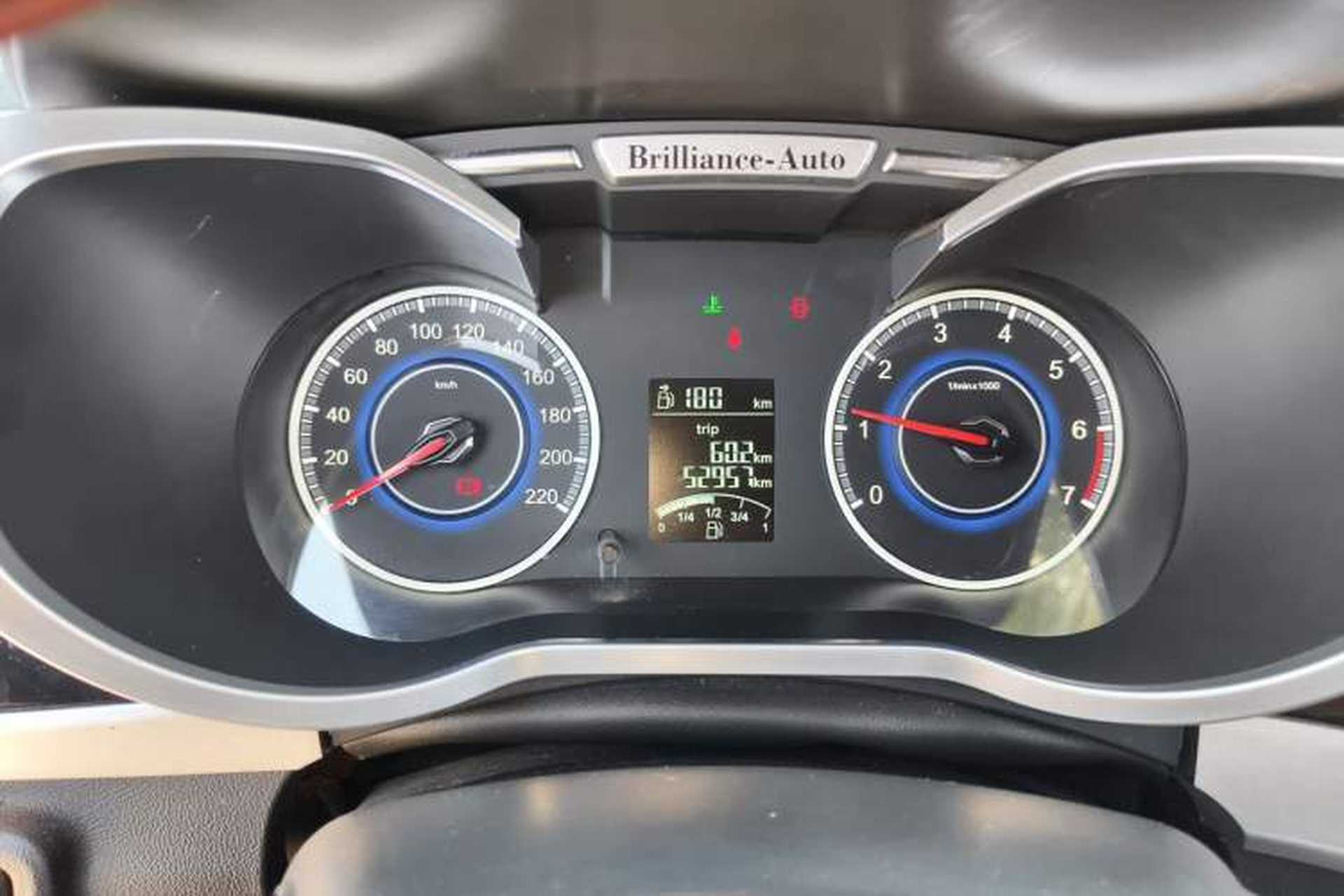 Used Brilliance V3 2015 1.5L Manual Elite Model Instrument Cluster