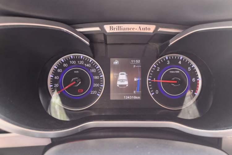 Used Brilliance V3 2015 1.5L Manual Elite Model Instrument Cluster