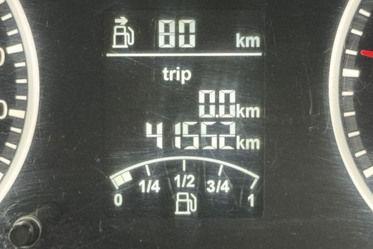 Used Brilliance V3 2015 1.5L Manual Elite Model Odometer Close Up