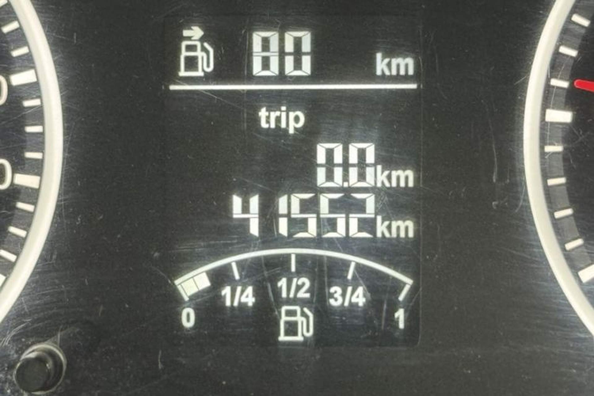 Used Brilliance V3 2015 1.5L Manual Elite Model Odometer Close Up