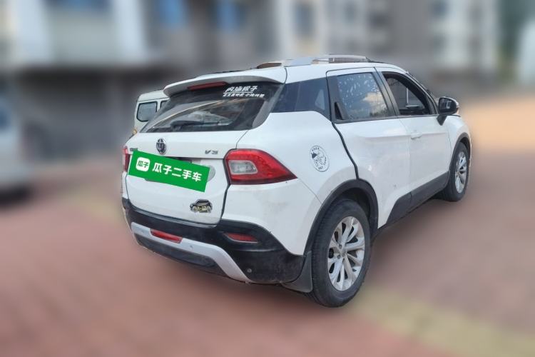 Used Brilliance V3 2015 1.5L Manual Smart Version Rear Right 45 Deg
