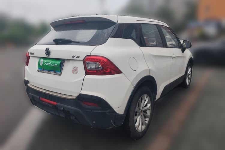 Used Brilliance V3 2015 1.5L Manual Comfort Model Rear Right 45 Deg