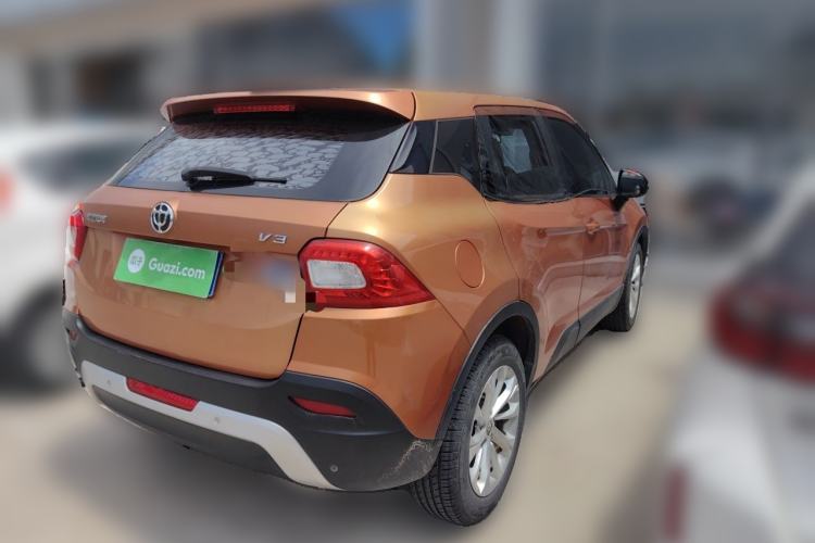 Used Brilliance V3 2015 1.5L Manual Smart Version Rear Right 45 Deg