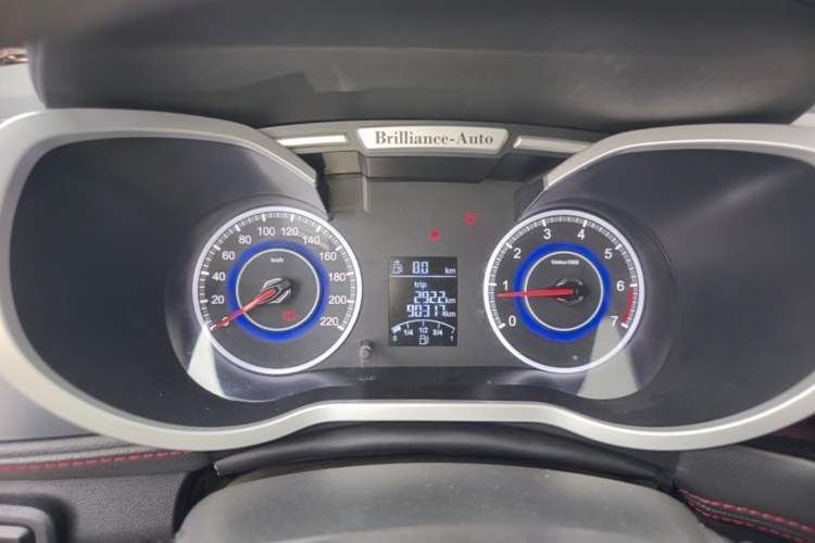 Used Brilliance V3 2016 1.5L Manual Comfort Model Instrument Cluster