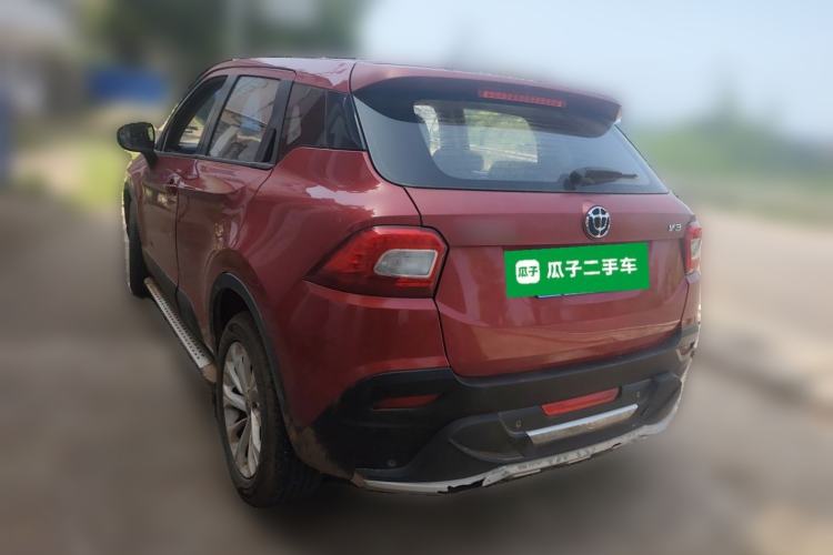 Used Brilliance V3 2016 1.5L Manual Comfort Model Rear Left 45 Deg