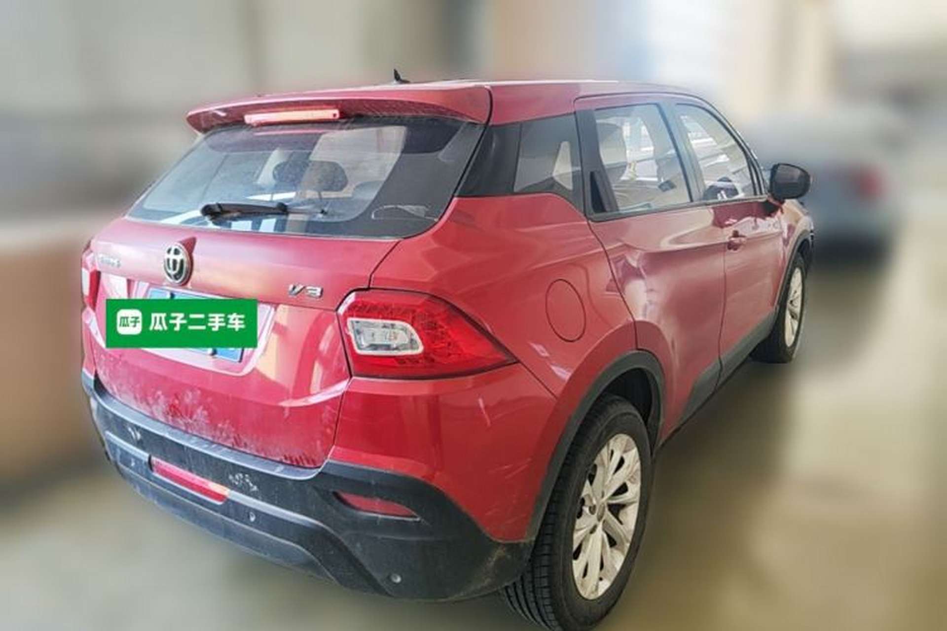 Used Brilliance V3 2016 1.5L Manual Comfort Model Rear Right 45 Deg