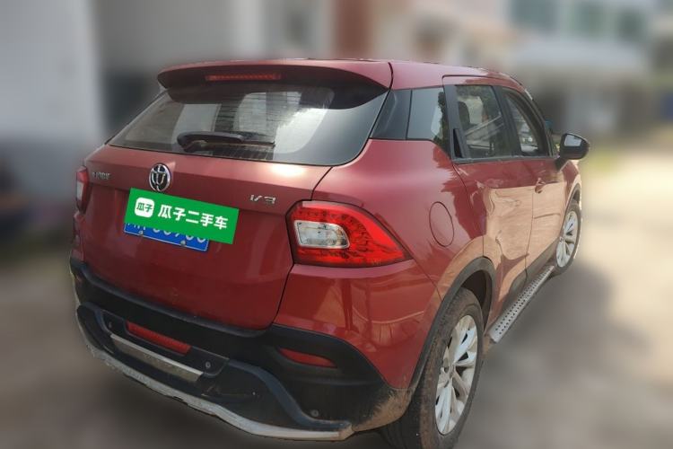 Used Brilliance V3 2016 1.5L Manual Comfort Model Rear Right 45 Deg