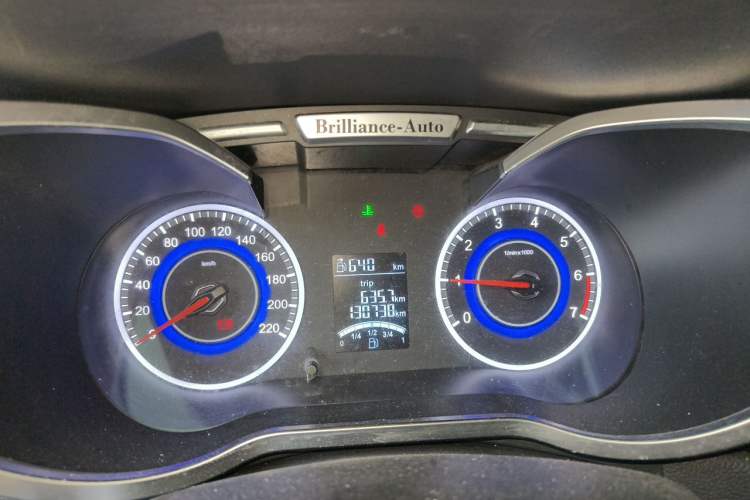 Used Brilliance V3 2016 1.5L Manual Elite Version Instrument Cluster