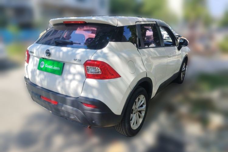 Used Brilliance V3 2016 1.5L Manual Comfort Model Rear Right 45 Deg