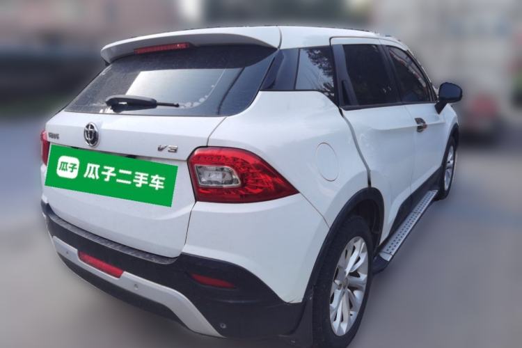 Used Brilliance V3 2016 1.5L Manual Elite Version Rear Right 45 Deg