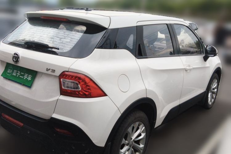 Used Brilliance V3 2016 1.5L Manual Comfort Model Rear Right 45 Deg