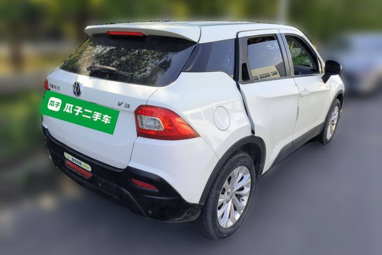 Used Brilliance V3 2016 1.5L Manual Comfort Model Rear Right 45 Deg