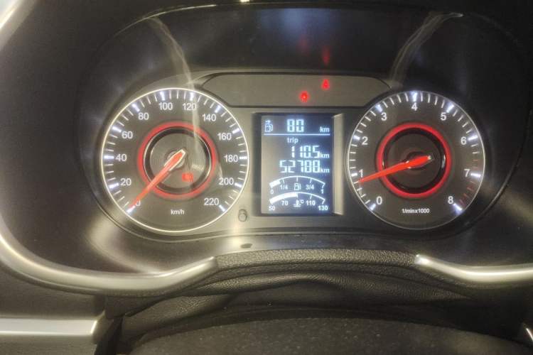 Used Brilliance V3 2017 1.5L Manual Comfort Model Odometer Close Up