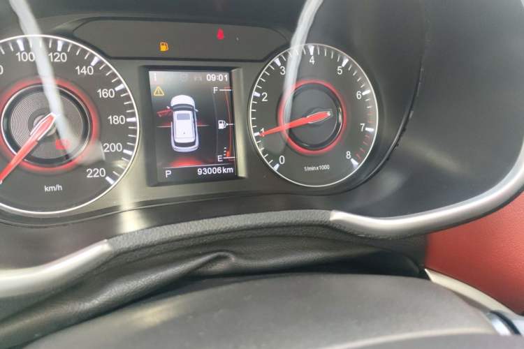 Used Brilliance V3 2017 1.5L Automatic Smart Version Odometer Close Up