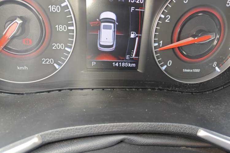 Used Brilliance V3 2017 1.5L Automatic Smart Version Odometer Close Up