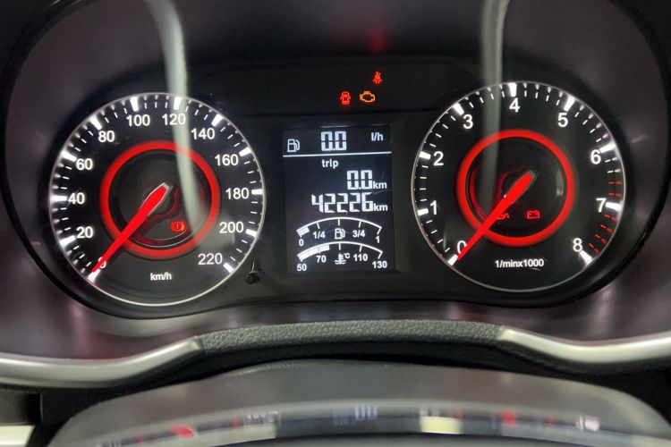 Used Brilliance V3 2017 1.5L Manual Comfort Model Odometer Close Up